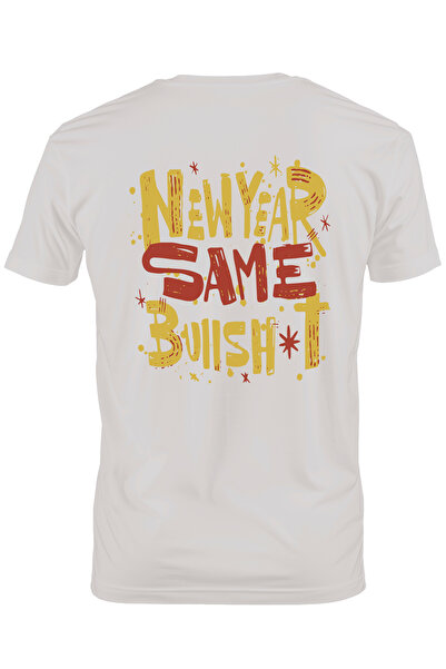 StoryGift Romania Tricou Barbati Anul Nou Same Bullsh*t, Cu Imprimeu Pe Fata,...
