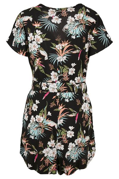 Urban Classics Damen Ladies Short Viscose Belt Jumpsuit