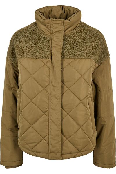Urban Classics Damen Ladies Oversized Diamond Quilted Puffer Jacket
