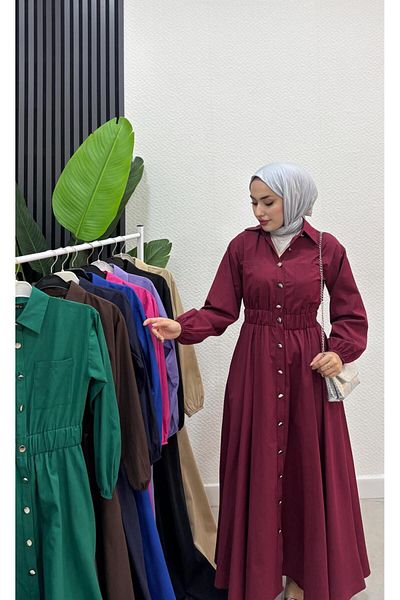 BRN IŞIK TESETTÜR Ραπαλίν Φόρεμα Hijab
