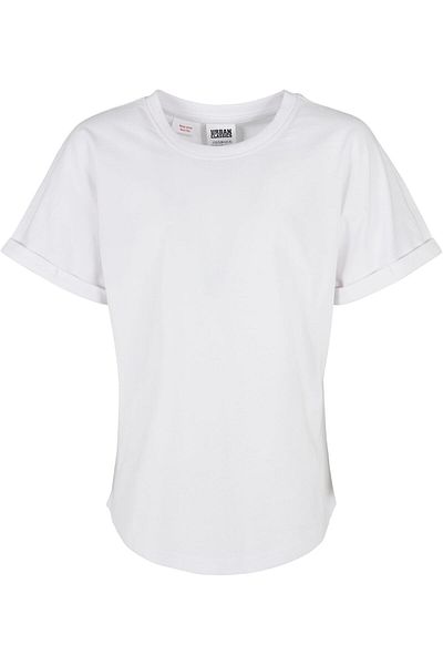 Urban Classics Herren Boys Long Shaped Turnup Tee