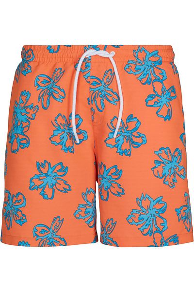Urban Classics Herren Badeshorts mit Blumenmuster