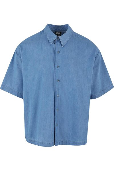 Urban Classics Herren Lightweight Denim Shirt