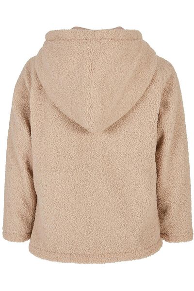 Urban Classics Herren Boys Hooded Sherpa Zip Jacket