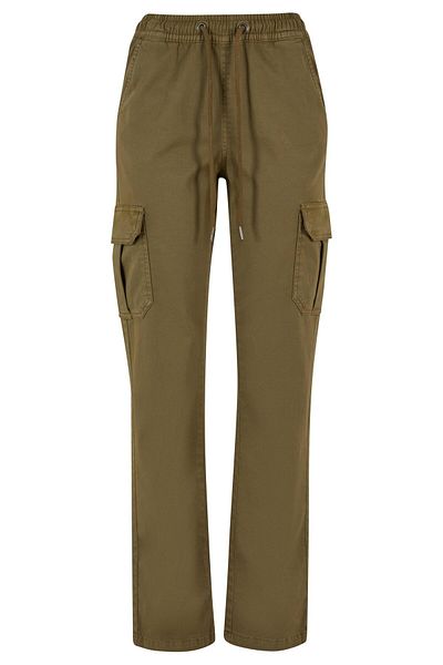 Urban Classics Damen Ladies High Waist Twill Cargo Pants