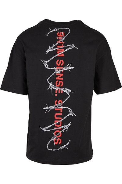 9N1M SENSE Herren Sense Barbed Wire T-shirt