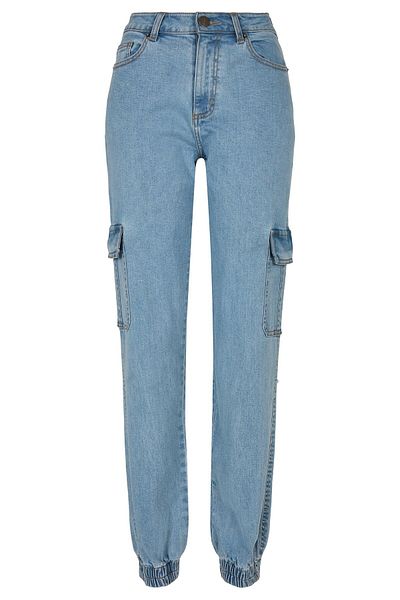 Urban Classics Damen Ladies Organic Stretch Denim Cargo Pants