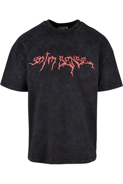 9N1M SENSE Herren Sense Goth T-Shirt Washed