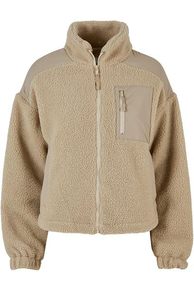 Urban Classics Damen Ladies Sherpa Mix Jacket