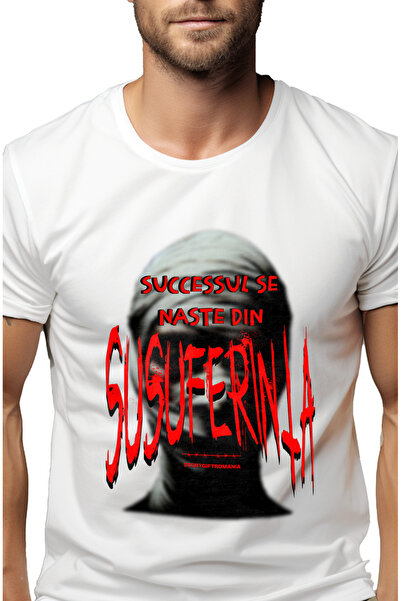 StoryGift Romania Tricou Barbati Mumie, Text Succesul Se Naste Din Suferinta ...