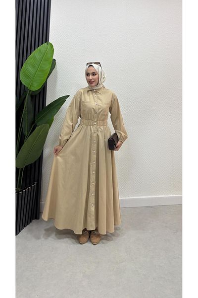 BRN IŞIK TESETTÜR Ραπαλίν Φόρεμα Hijab