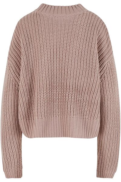 Urban Classics Ladies Wide Basic Pullover in Übergröße