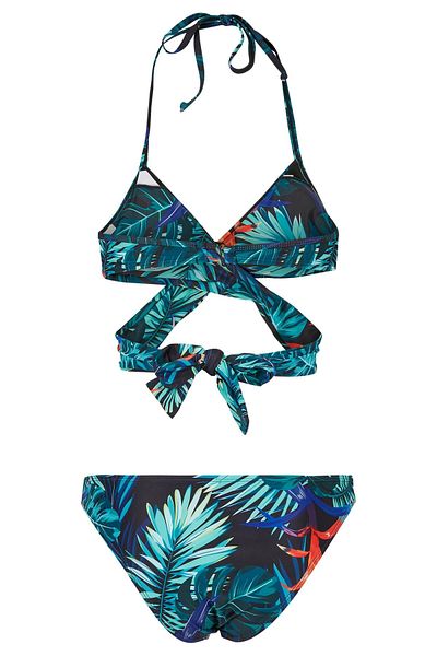 Urban Classics Damen Ladies Draped Pattern Bikini