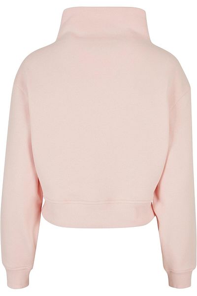 Urban Classics Damen Ladies Short High Neck Crew