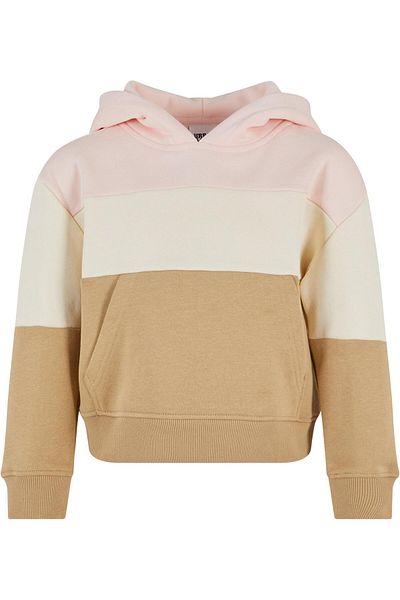 Urban Classics Damen Girls Oversized 3-Tone Hoody