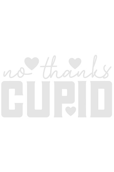 StoryGift Romania Sticker Label 50CM Exterior for those who don't want to fall in love - the text "No, thank you"