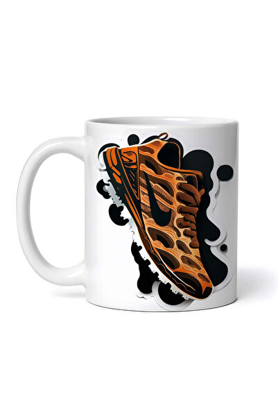 OEM Εξατομικευμένη λευκή κούπα, Αθλητικά παπούτσια, INOVATIX®. 330ml