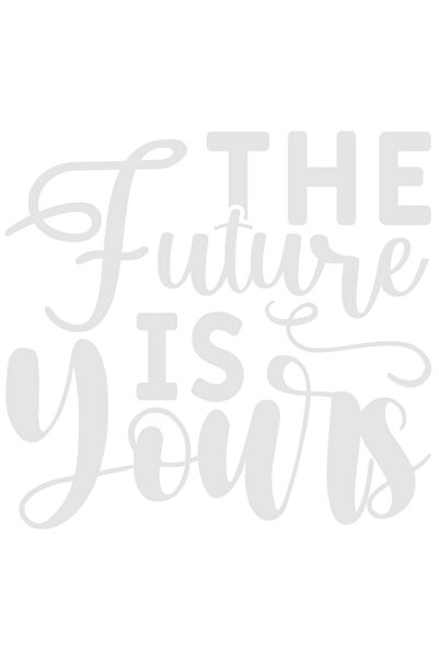 StoryGift Romania Sticker Autocolant 30CM Exterior cu textul "The future is y...