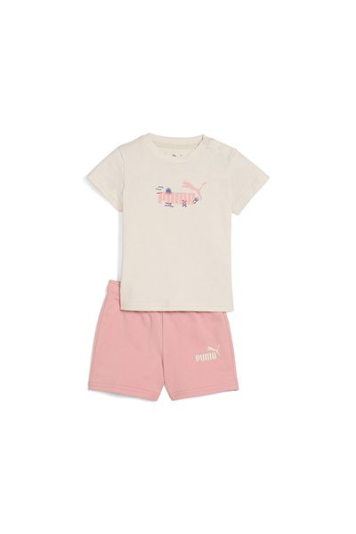 Puma Σετ μπλουζάκι και σορτς Minicats Sandy Adventures για νήπια
