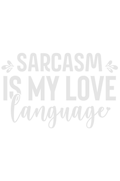 StoryGift Romania Sticker Exterior cu inimioara si textul "Sarcasmul este lim...