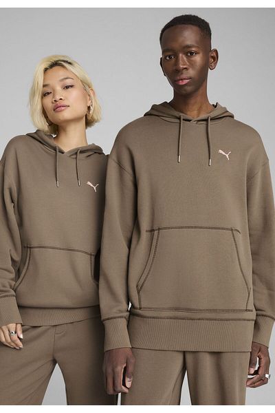Puma Unisex mikina s kapucí PREMIUM Essentials Relaxed Graphic