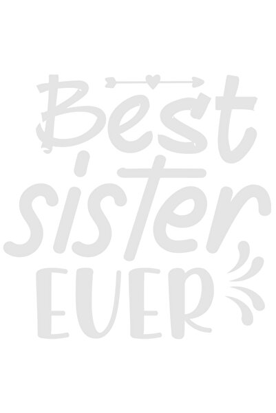 StoryGift Romania Sticker Adeziv 90CM Exterior pentru cea mai buna sora dinto...