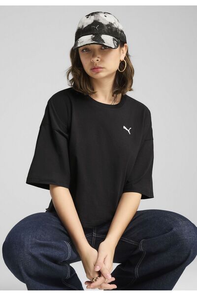 Puma WARDROBE Essentials Oversized Short Tee Women