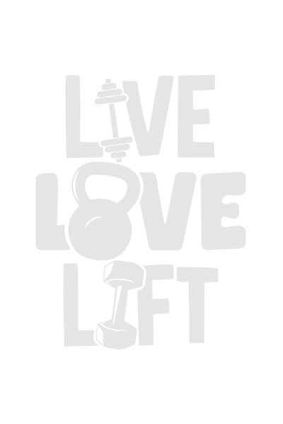 StoryGift Romania Sticker Eticheta 50CM Exterior cu textul "Live, love, lift"...