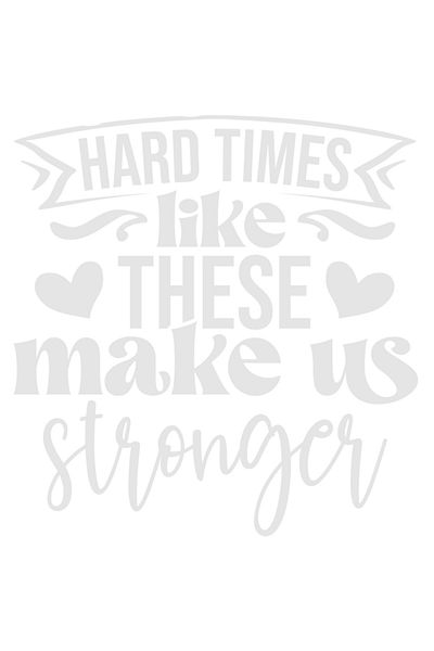 StoryGift Romania Sticker Autocolant 30CM Exterior cu inimioare si mesaj motivational "Momentele grele ca aceste