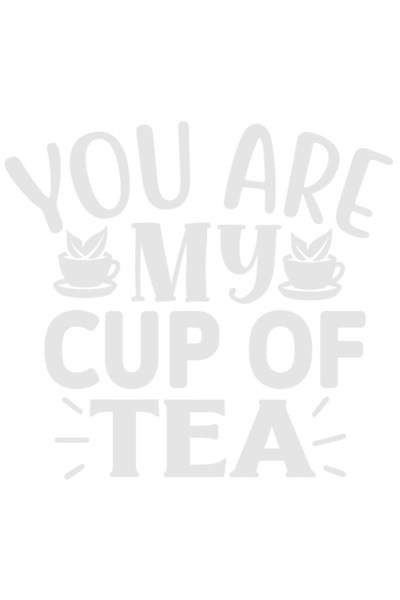StoryGift Romania Sticker Exterior pentru indragostiti cu mesajul "You are my cup of tea" - tu esti ceasca m