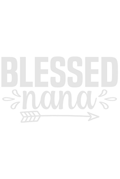 StoryGift Romania Sticker Autocolant 70CM Exterior pentru o bunica iubita si apreciata cu mesajul "Blessed nana"