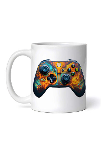 OEM Cană albă personalizată, Joystick pentru Xbox, INOVATIX®. 330ml