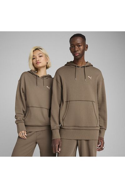Puma Unisex mikina s kapucí PREMIUM Essentials Relaxed Graphic