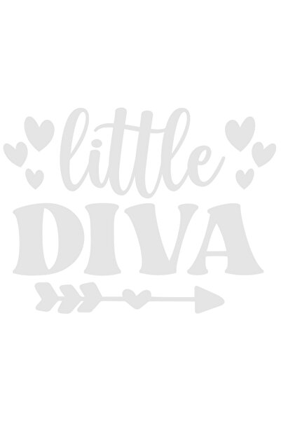 StoryGift Romania Sticker Autocolant 30CM Exterior cu inimioare pentru o diva micuta - afectiune apreciata , Vin