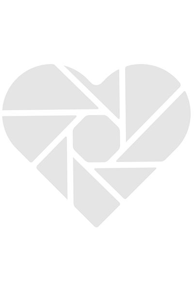 StoryGift Romania Sticker Exterior cu o inima in forma de obiectiv - fotografie , Vinyl Alb, 90 cm