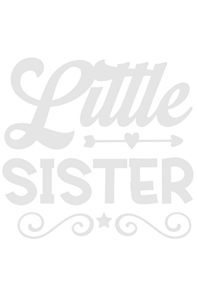 StoryGift Romania Sticker Adeziv 90CM Exterior cu inimioara pentru o sora mai...