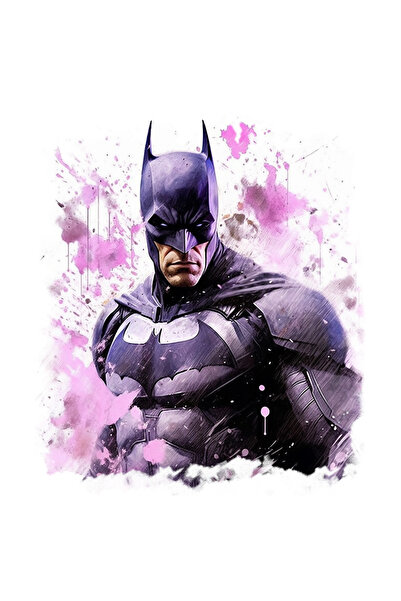 StoryGift Romania Sticker Eticheta 40CM Cu Batman, Ilustratie, Supererou, DC, Bruce Wayne, Vopsea, cu Margini A