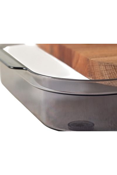 Madame Coco Eolya Wooden Cutting Board with Chamber - Smoked