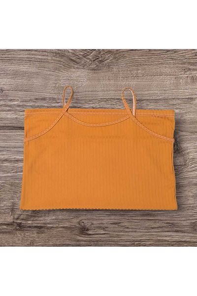 ESTA STORE Ribana Viscose Combed Rope Strap Tank Top