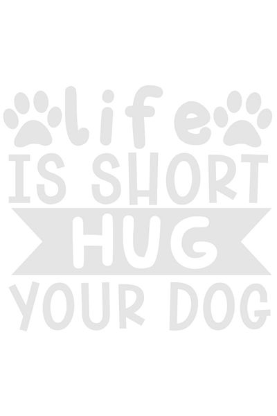 StoryGift Romania Sticker Adeziv 90CM Exterior cu mesaj care te indeamna sa iti imbratisezi cainele. intrucat vi