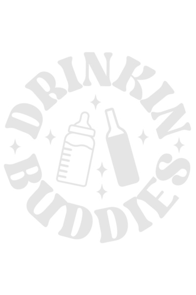 StoryGift Romania Sticker Autocolant 30CM Exterior cu textul in engleza "Drinkin' buddies" - amici de bautura bi