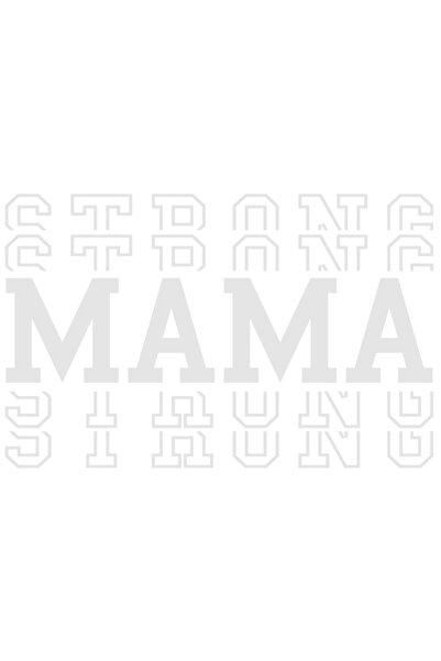 StoryGift Romania Sticker Adeziv 90CM Exterior cu mesajul "Strong mama" - mam...