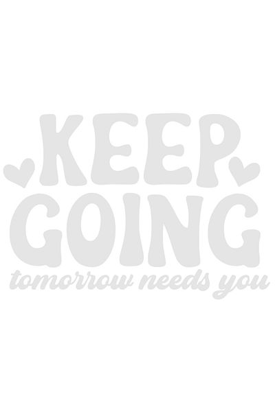 StoryGift Romania Sticker Autocolant 30CM Exterior cu inimioare si mesaj motivational care te indeamna sa nu te