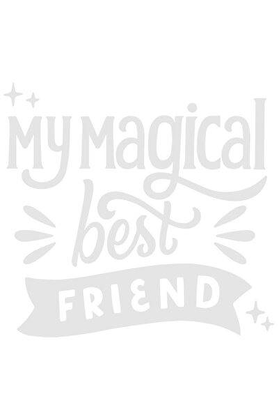 StoryGift Romania Sticker Eticheta 50CM Exterior pentru cea mai buna prietena...