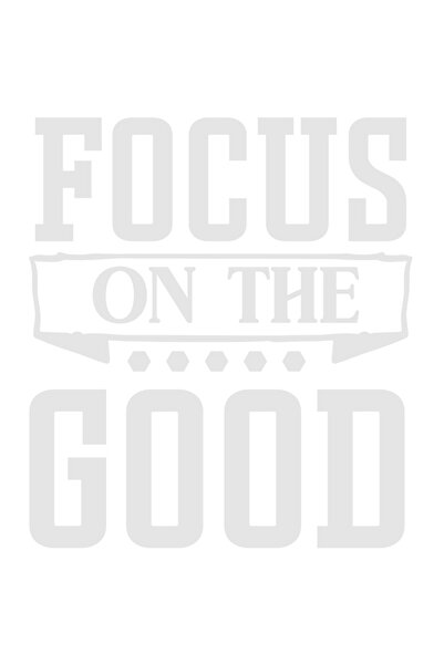 StoryGift Romania Sticker Autocolant 30CM Exterior cu mesaj care te indeamna sa te focusezi pe lucrurile bune ,