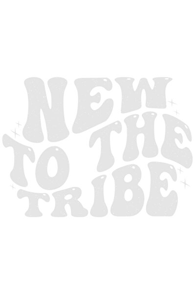 StoryGift Romania Sticker Exterior pentru nou-venitii pe lume cu mesajul "New to the tribe" - nou in trib ,