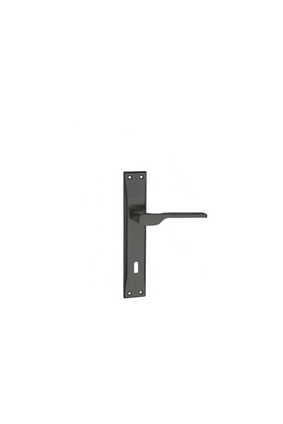KAİZEN Door Handle Alara Black Mirrored Room