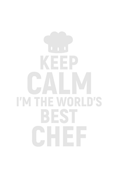 StoryGift Romania Sticker Autocolant 30CM Exterior cu mesajul "Pastreaza-ti calmul, sunt cel mai tare bucatar di