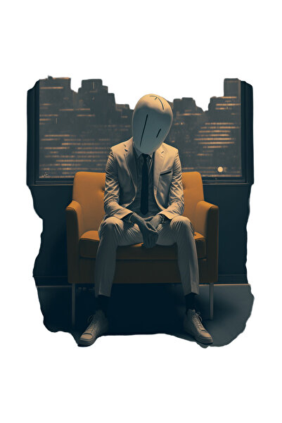 StoryGift Romania Sticker Autocolant 70CM Cu Barbat, Masca, Oras, Costum, Fot...