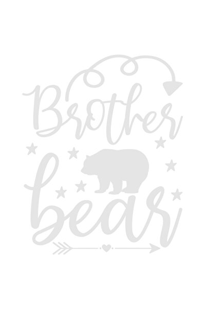 StoryGift Romania Sticker Autocolant 30CM Exterior cu un urs, stelute si mesa...